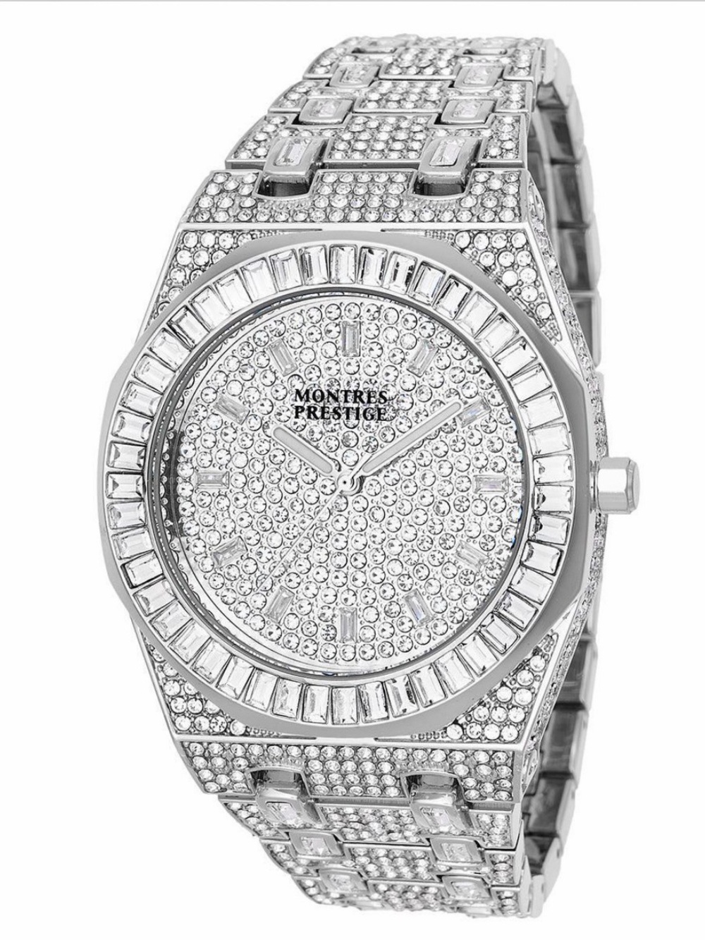 Montres Prestige Luxe X Men's Watch MPW-0134 Stainless Steel Quartz New in Box